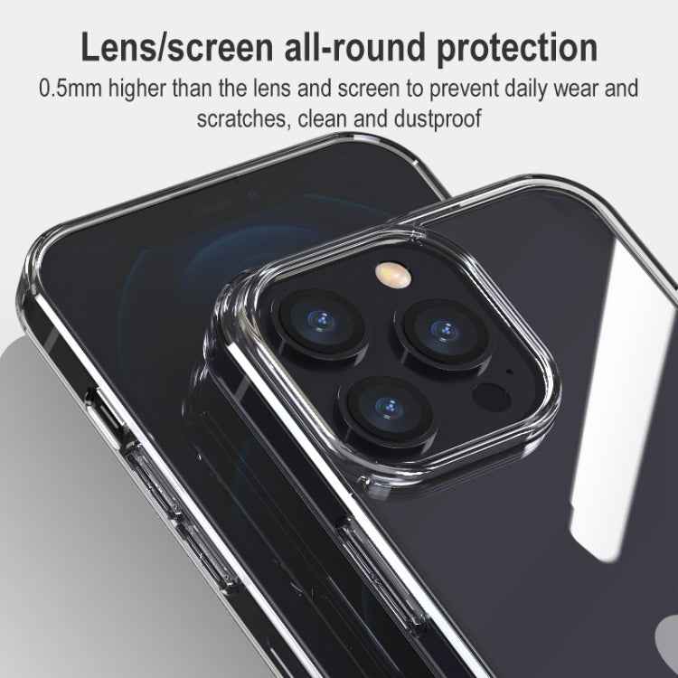 Shockproof TPU + Single-sided Glass Protective Case, For iPhone 13 mini, For iPhone 13, For iPhone 13 Pro, For iPhone 13 Pro Max