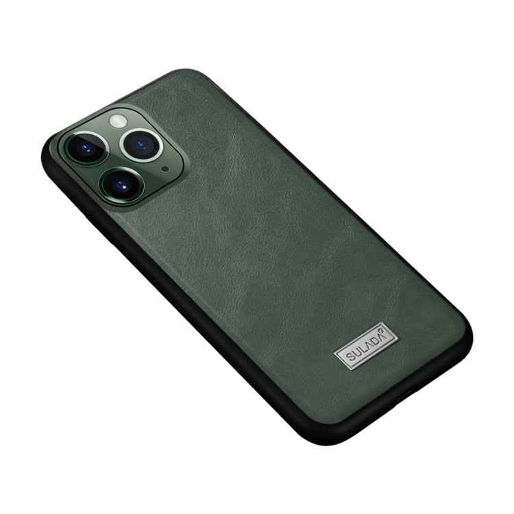 SULADA Shockproof TPU + Handmade Leather Protective Case