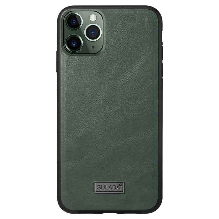SULADA Shockproof TPU + Handmade Leather Protective Case