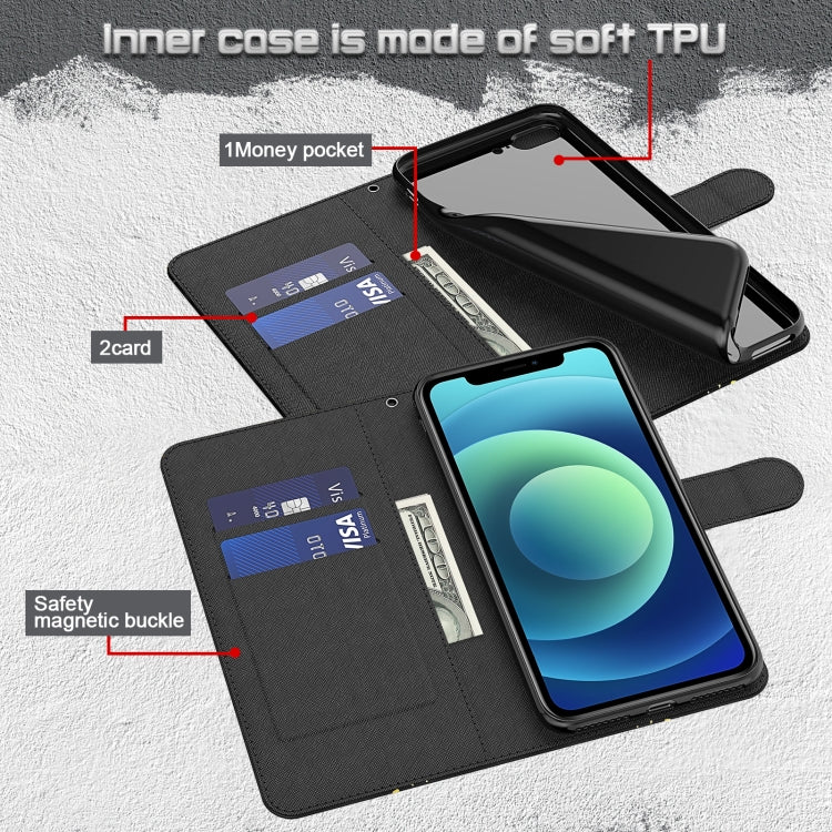 3D Painting Pattern Horizontal Flip TPU + PU Leather Case with Holder & Card Slots & Wallet, For iPhone 13 mini, For iPhone 13, For iPhone 13 Pro, For iPhone 13 Pro Max