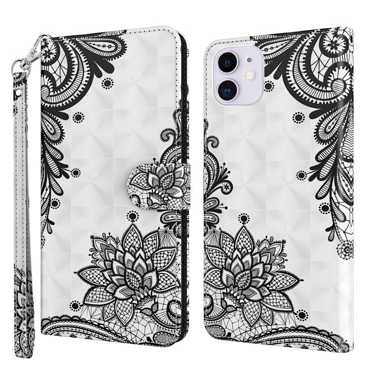 3D Painting Pattern Horizontal Flip TPU + PU Leather Case with Holder & Card Slots & Wallet, For iPhone 13 mini, For iPhone 13, For iPhone 13 Pro, For iPhone 13 Pro Max