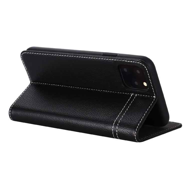 GEBEI Top-grain Leather Horizontal Flip Protective Case with Holder & Card Slots