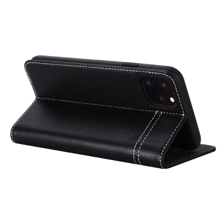 GEBEI Top-grain Leather Horizontal Flip Protective Case with Holder & Card Slots, For iPhone 11, For iPhone 11 Pro, For iPhone 11 Pro Max, For iPhone XS / X, For iPhone XR, For iPhone XS Max, For Galaxy Note 10, For Galaxy Note 10+