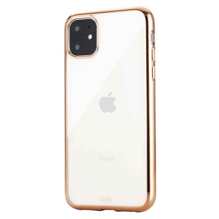 GEBEI Plating TPU Shockproof Protective Case