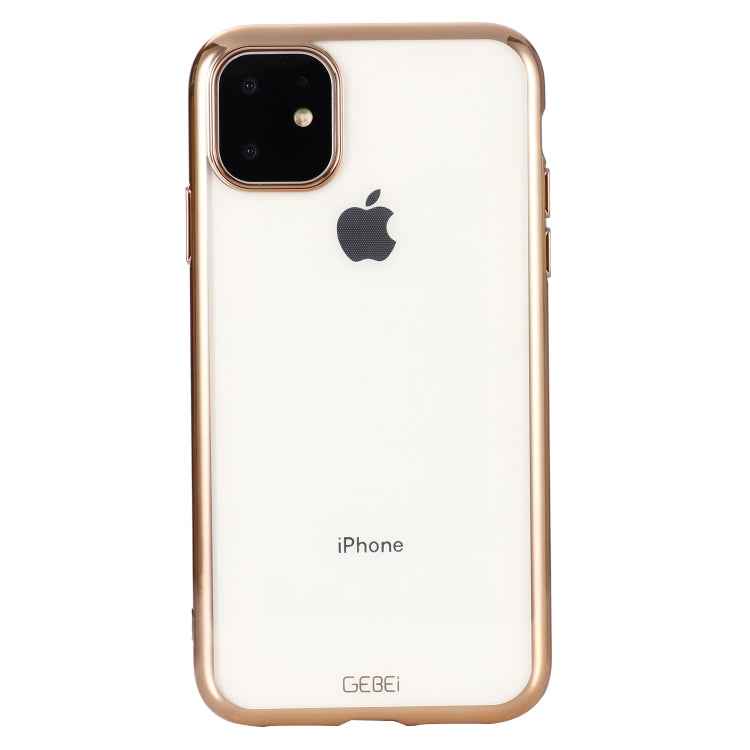 GEBEI Plating TPU Shockproof Protective Case