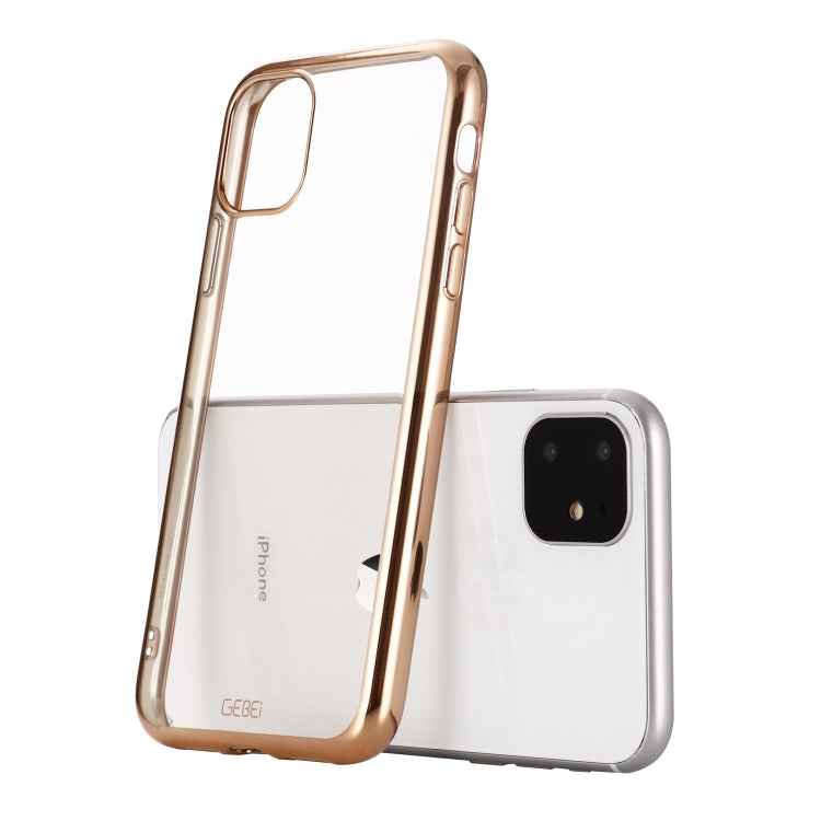 GEBEI Plating TPU Shockproof Protective Case
