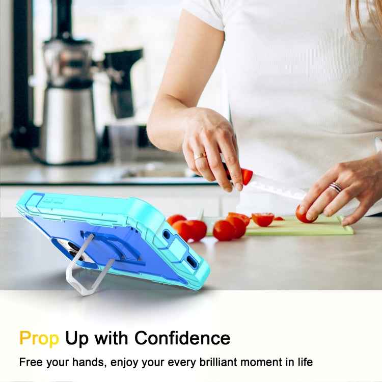 PC + Rubber 3-layers Shockproof Protective Case with Rotating Holder, For iPhone 13 mini, For iPhone 13, For iPhone 13 Pro, For iPhone 13 Pro Max