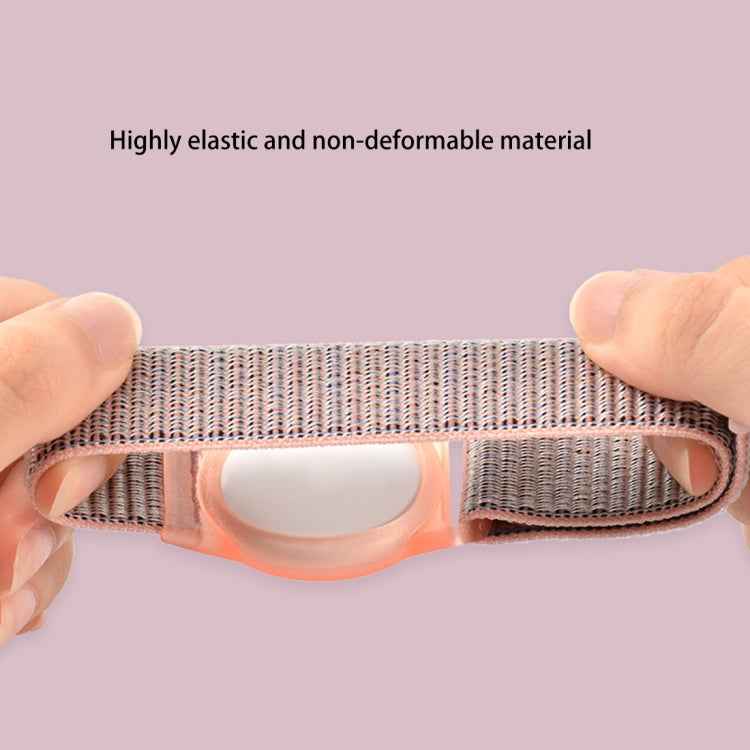 Anti-scratch Shockproof Nylon Bracelet Strap TPU Protective Cover Case, For AirTag