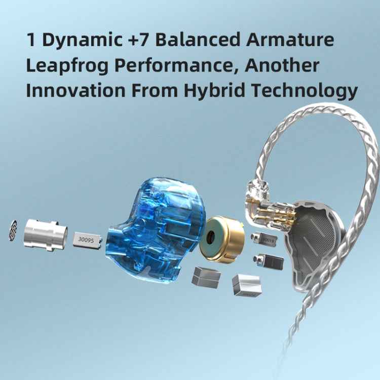 KZ ZAX 16-unit Ring Iron Sport Gaming In-ear Wired Earphone,