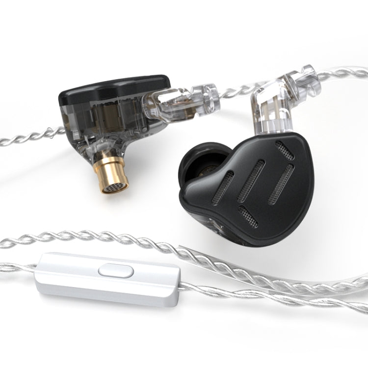 KZ ZAX 16-unit Ring Iron Sport Gaming In-ear Wired Earphone,, ZAX Mic Version(Silver), ZAX Mic Version(Black), ZAX Standard Version(Silver), ZAX Standard Version(Black)