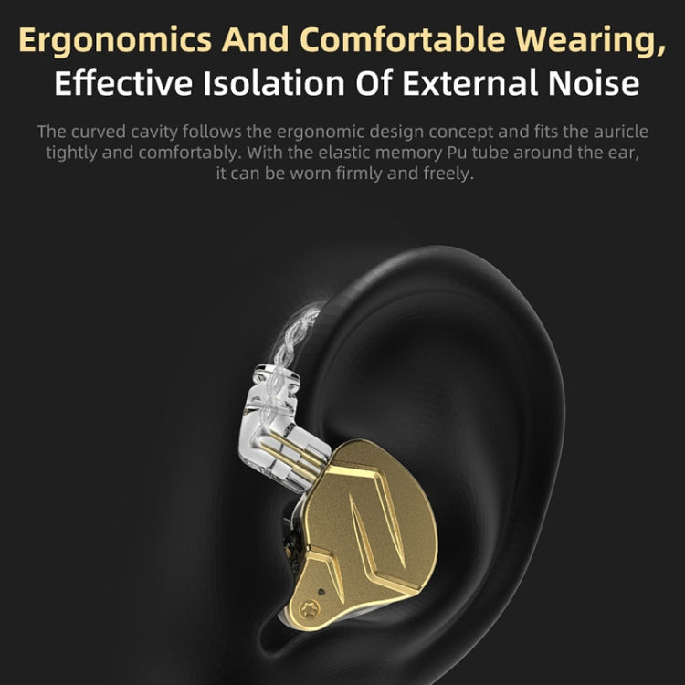 KZ ZSN Pro X Ring Iron Hybrid Drive Metal In-ear Wired Earphone,, ZSN Pro X Mic Version(Gold), ZSN Pro X Standard Version(Black), ZSN Pro X Standard Version(Gold), ZSN Pro X Mic Version(Black)