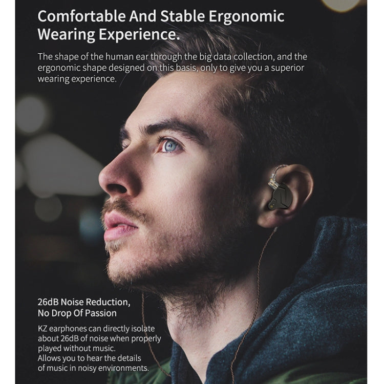 KZ ZSN Pro Ring Iron Hybrid Drive Metal In-ear Wired Earphone,, ZSN Standard Version(Grey), ZSN Standard Version(Blue), ZSN Standard Version(Purple), ZSN Mic Version(Grey), ZSN Mic Version(Blue), ZSN Mic Version(Purple)