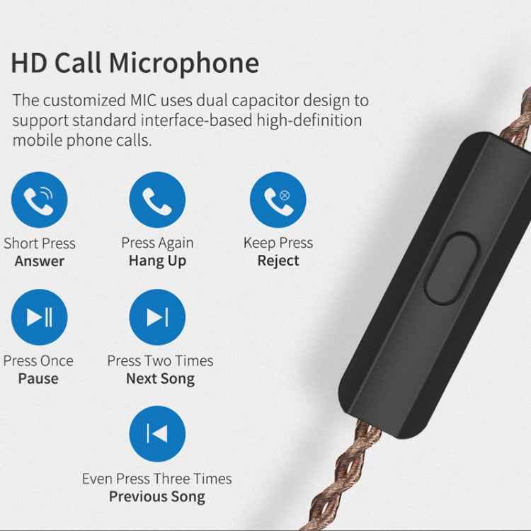 KZ ZSN Pro Ring Iron Hybrid Drive Metal In-ear Wired Earphone,