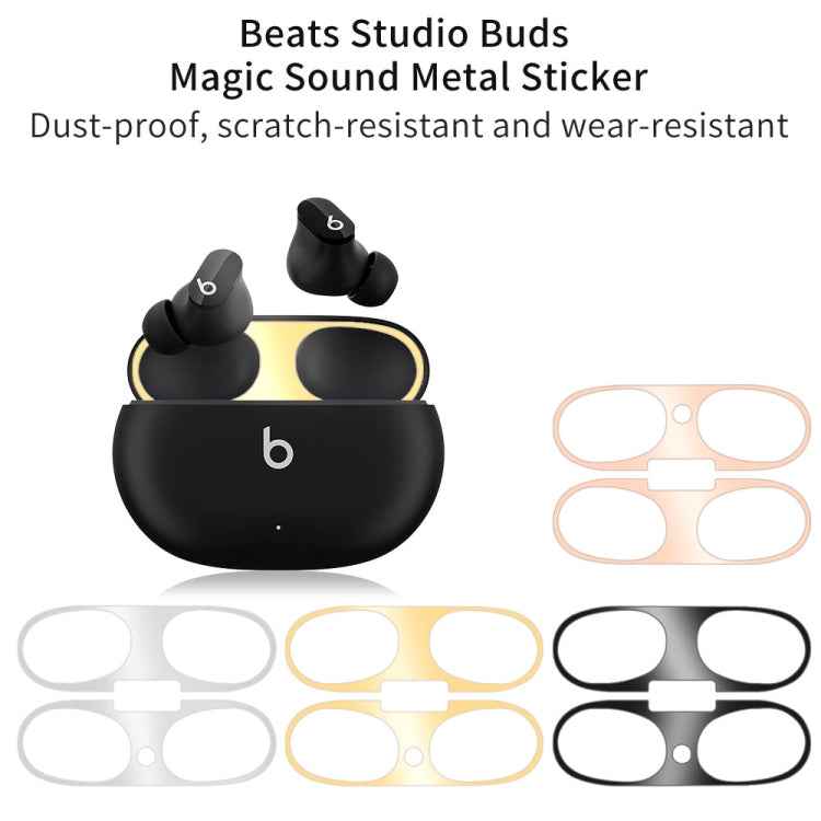 Wireless Bluetooth Earphone Magic Sound Metal Protective Sticker