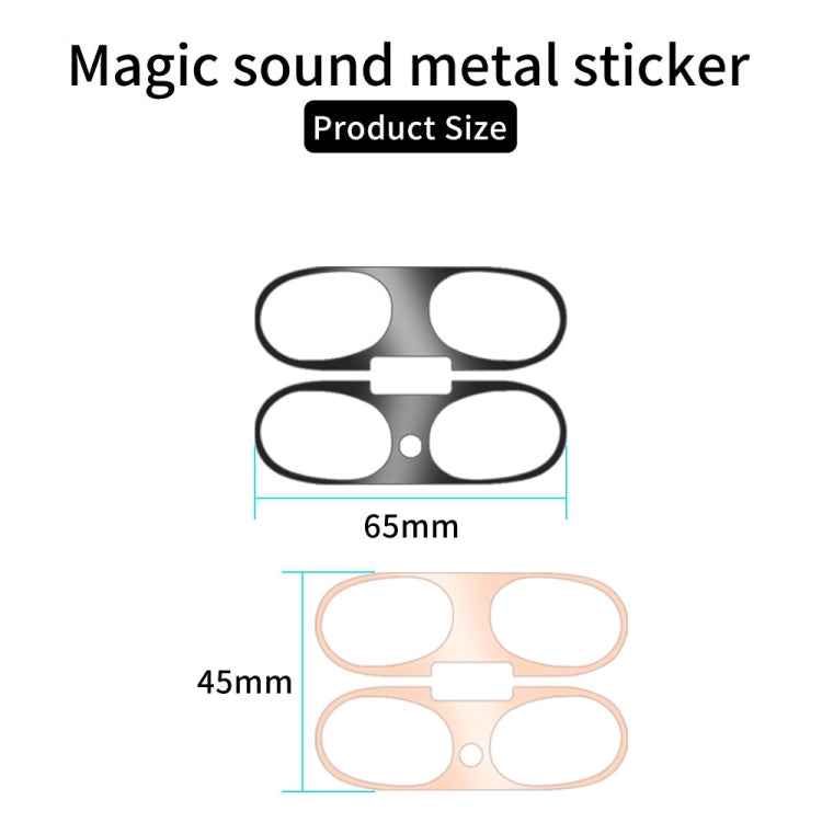 Wireless Bluetooth Earphone Magic Sound Metal Protective Sticker
