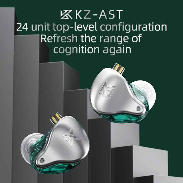 KZ AST 24-unit Balance Armature Monitor HiFi In-Ear Wired Earphone