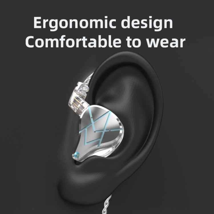 KZ ASX 20-unit Balance Armature Monitor HiFi In-Ear Wired Earphone