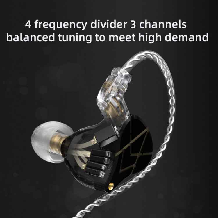KZ ASX 20-unit Balance Armature Monitor HiFi In-Ear Wired Earphone