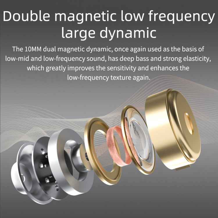 KZ DQ6 3-unit Dynamic HiFi In-Ear Wired Earphone