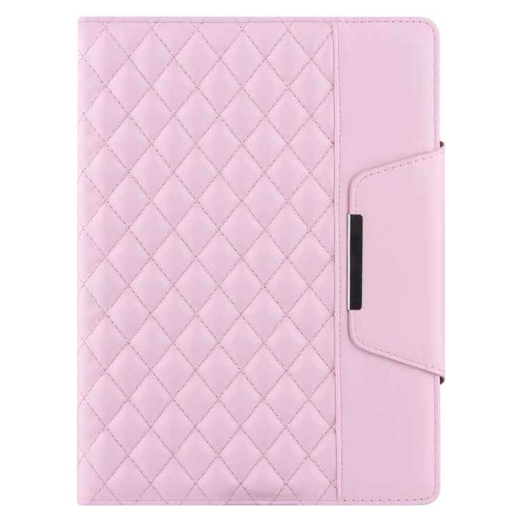 Checkered Pattern Horizontal Flip Leather Case with Holder & Card Slots & Hand Strap, For iPad 10.2 (2021 / 2020 / 2019), For iPad Pro 11 (2021 / 2020 / 2018), For iPad mini 5 / 4, For iPad 9.7 (2018 / 2017)