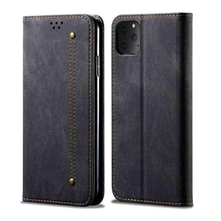 Denim Texture Casual Style Horizontal Flip Leather Case with Holder & Card Slots & Wallet
