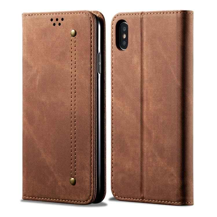 Denim Texture Casual Style Horizontal Flip Leather Case with Holder & Card Slots & Wallet, For iPhone 11 Pro Max, For iPhone 11 Pro, For iPhone 11, For iPhone X / XS, For iPhone XS Max, For Huawei Y9 (2019)