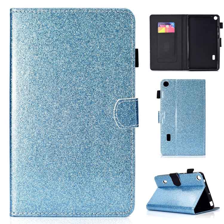 Varnish Glitter Powder Horizontal Flip Leather Case with Holder & Card Slot, For Huawei MediaPad M6 8.4, For Huawei MediaPad M6 10.8, For Huawei MediaPad T3 7.0, For Huawei MediaPad T3 10.0, For Huawei MediaPad T5, For iPad 10.2 / 10.5, For iPad 2 / 3 ...