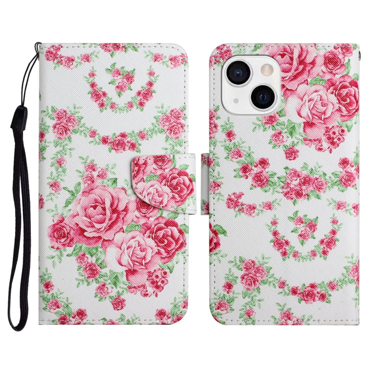 Painted Pattern Horizontal Flip Leather Case with Holder & Card Slot & Wallet, For iPhone 13 Pro Max, For iPhone 13 Pro, For iPhone 13