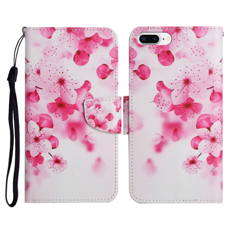 Painted Pattern Horizontal Flip Leather Case with Holder & Card Slot & Wallet, For iPhone X / XS, For iPhone SE 2022 / SE 2020 / 8 / 7, For iPhone 8 Plus & 7 Plus