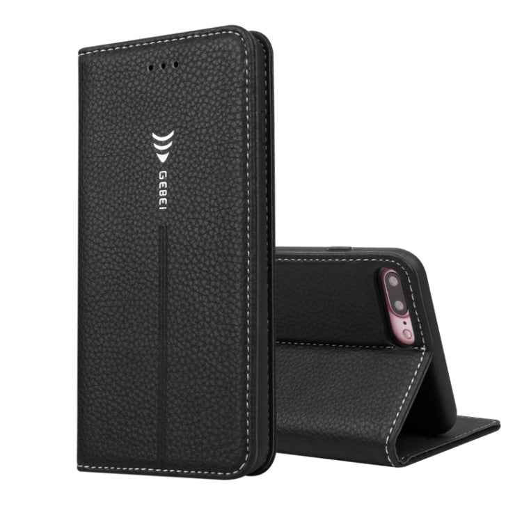 GEBEI PU+TPU Horizontal Flip Protective Case with Holder & Card Slots, For iPhone 8 Plus & 7 Plus, For iPhone SE 2020 & 8 & 7