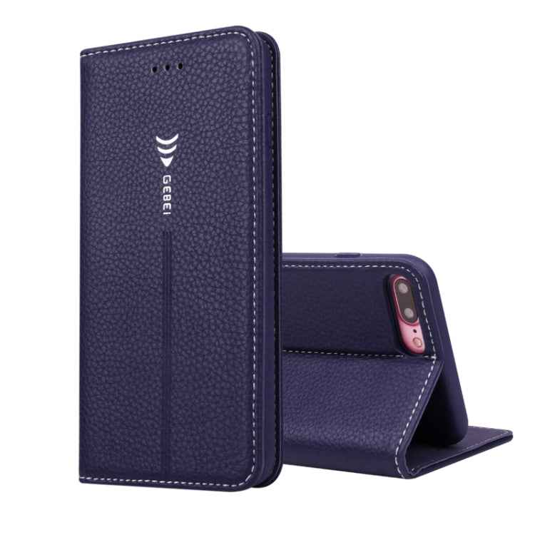 GEBEI PU+TPU Horizontal Flip Protective Case with Holder & Card Slots, For iPhone 8 Plus & 7 Plus, For iPhone SE 2020 & 8 & 7