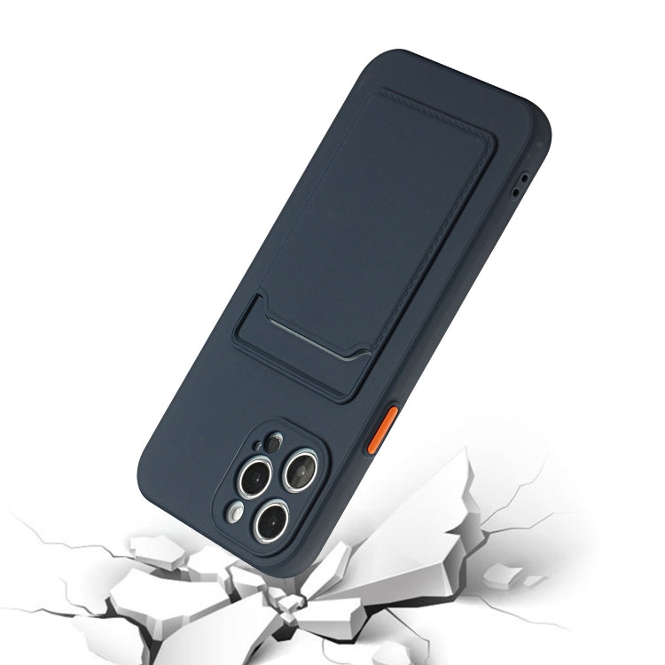Card Slot Design Shockproof TPU Protective Case, For iPhone 13 Pro Max, For iPhone 13 Pro, For iPhone 13, For iPhone 13 mini