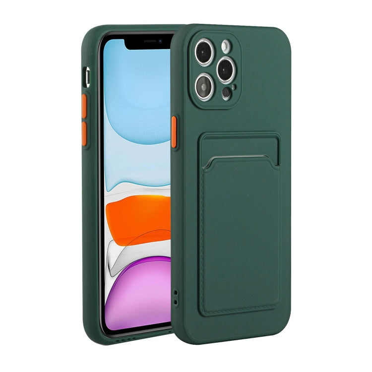 Card Slot Design Shockproof TPU Protective Case, For iPhone 13 Pro Max, For iPhone 13 Pro, For iPhone 13, For iPhone 13 mini
