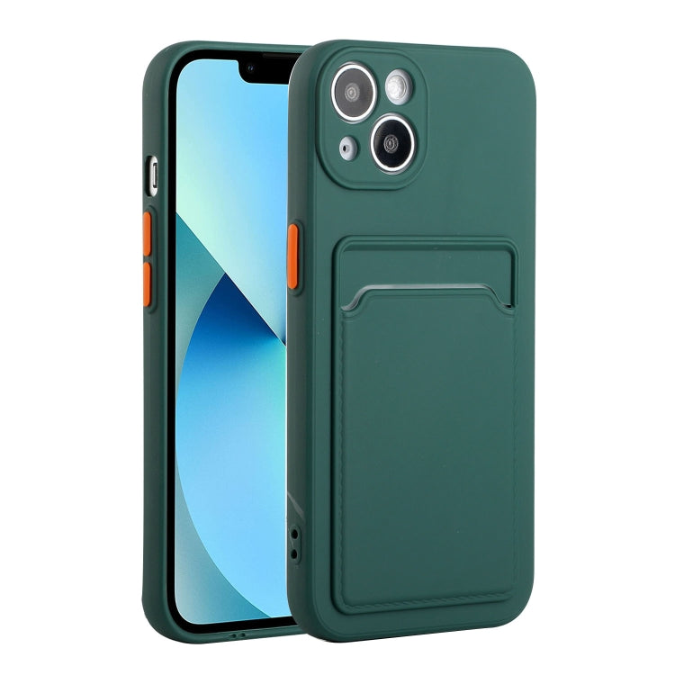 Card Slot Design Shockproof TPU Protective Case, For iPhone 13 Pro Max, For iPhone 13 Pro, For iPhone 13, For iPhone 13 mini