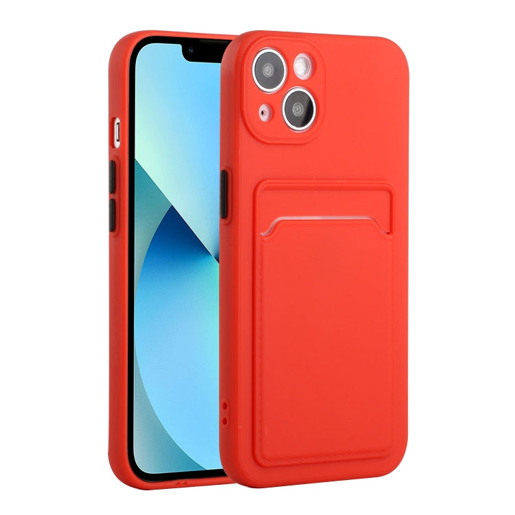 Card Slot Design Shockproof TPU Protective Case, For iPhone 13 Pro Max, For iPhone 13 Pro, For iPhone 13, For iPhone 13 mini