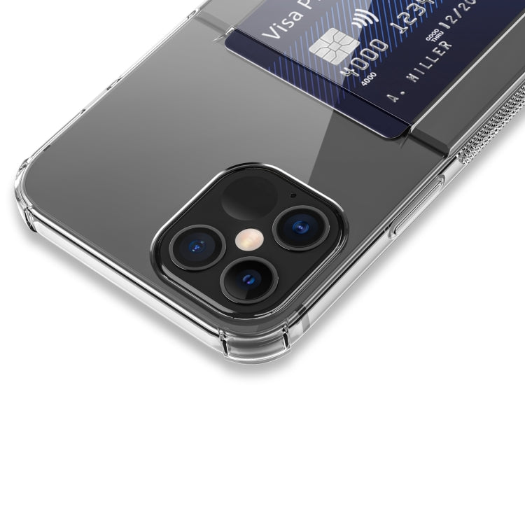 TPU Transparent Protective Case with Card Slots, For iPhone 13 Pro Max, For iPhone 13 Pro, For iPhone 13, For iPhone 13 mini