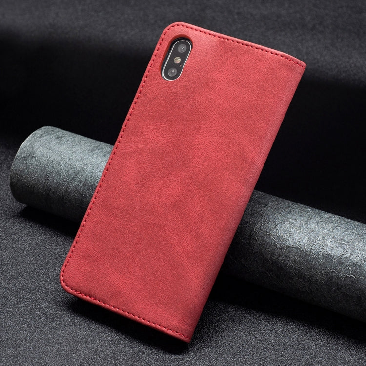 Magnetic RFID Blocking Anti-Theft Leather Case with Holder & Card Slots & Wallet, For iPhone XS Max, For iPhone SE 2022 / SE 2020 / 7 / 8, For iPhone 7 Plus / 8 Plus