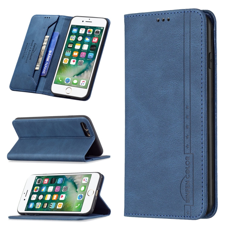 Magnetic RFID Blocking Anti-Theft Leather Case with Holder & Card Slots & Wallet, For iPhone XS Max, For iPhone SE 2022 / SE 2020 / 7 / 8, For iPhone 7 Plus / 8 Plus
