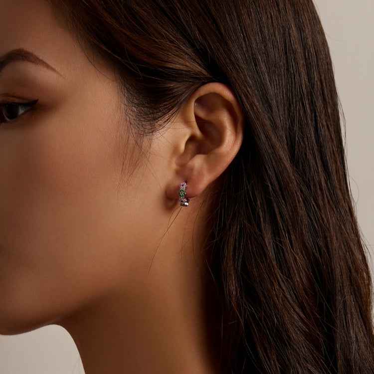 S925 Sterling Silver Delicate Flowers Women Earrings