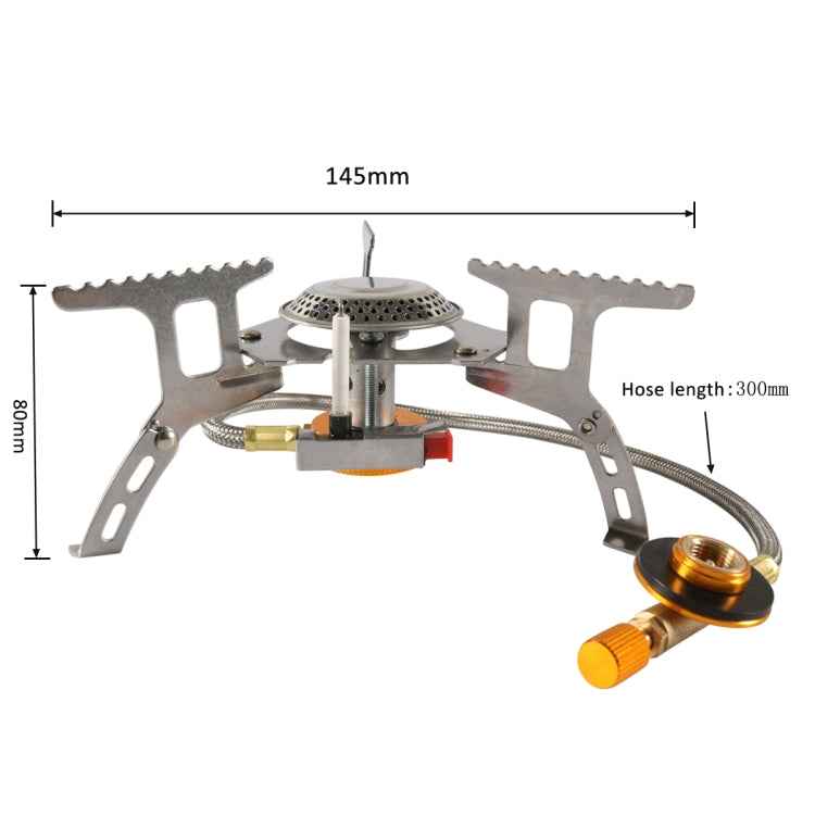 A6625-02 Portable Gas Stove Outdoor Split Burner with Lighter