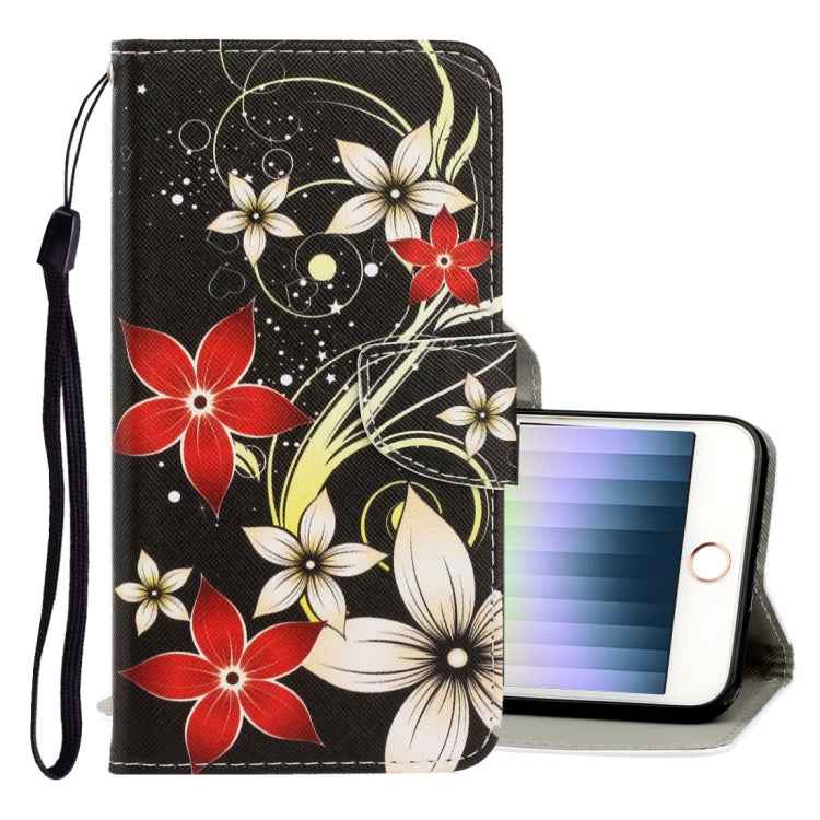 3D Colored Drawing Horizontal Flip PU Leather Case with Holder & Card Slots & Wallet
