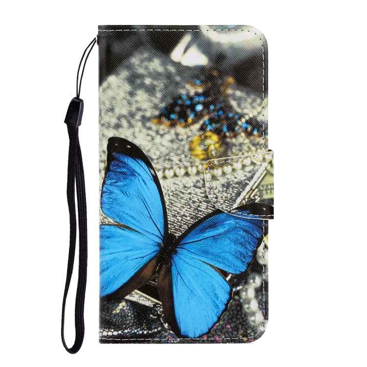 3D Colored Drawing Horizontal Flip PU Leather Case with Holder & Card Slots & Wallet