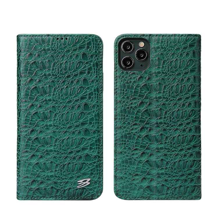 Crocodile Texture PC + TPU Horizontal Flip Leather Case with Holder & Card Slots & Wallet