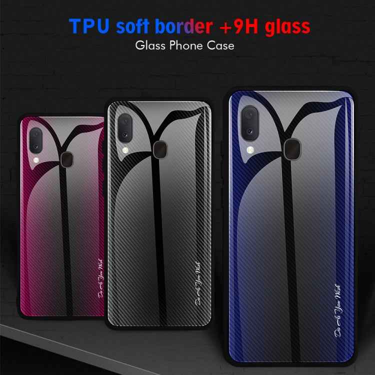 Texture Gradient Glass Protective Case