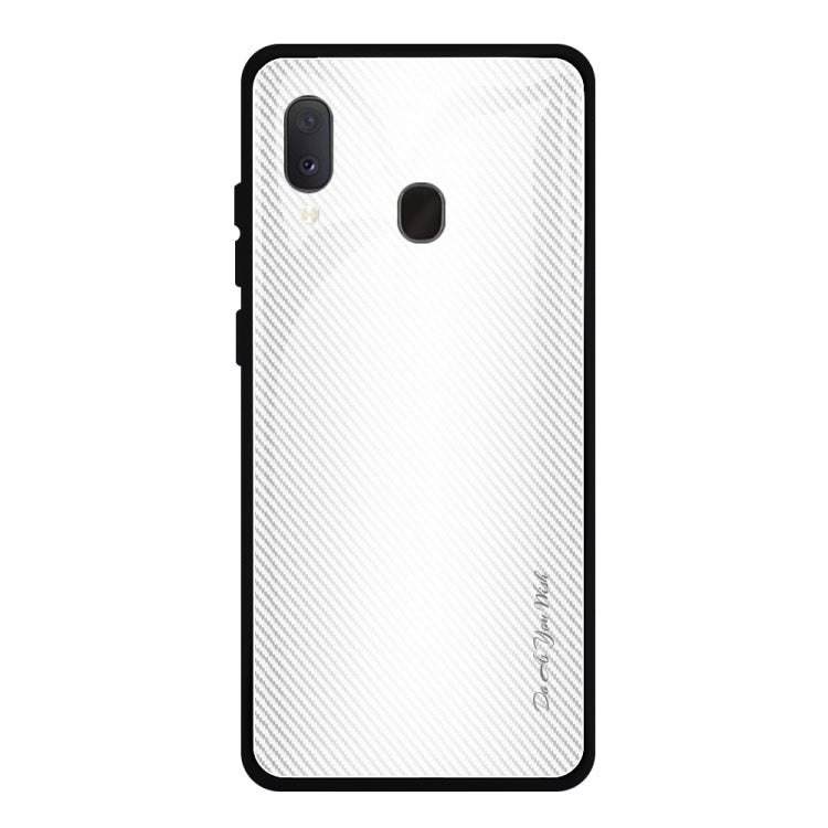 Texture Gradient Glass Protective Case, For Galaxy A20 / A30, For Galaxy A50, For Galaxy A80 / A90, For Galaxy Note 9, For Galaxy Note 10 Pro, For Galaxy S10, For iPhone SE 2022 / SE 2020 / 8 / 7, For iPhone XS Max