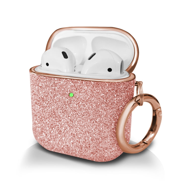 Electroplating Glitter Powder Wireless Earphone Protective Case, For AirPods 1 / 2, For AirPods Pro