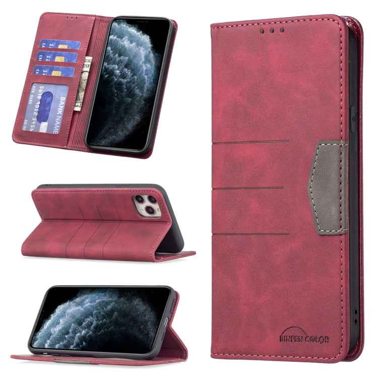 Magnetic Splicing Leather Phone Case, For iPhone XS Max, For iPhone XS / X, For iPhone 11 Pro