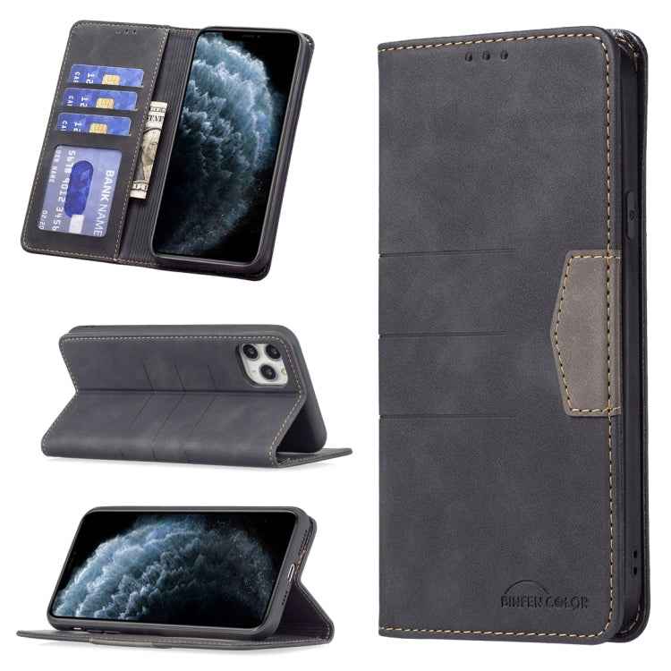 Magnetic Splicing Leather Phone Case, For iPhone XS Max, For iPhone XS / X, For iPhone 11 Pro