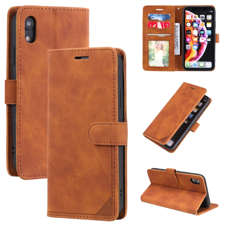 Skin Feel Anti-theft Brush Horizontal Flip Leather Phone Case, For iPhone 11, For iPhone XS Max, For iPhone XR, For iPhone X / XS, For iPhone SE 2022 / SE 2020 / 8 / 7, For iPhone 8 Plus & 7 Plus