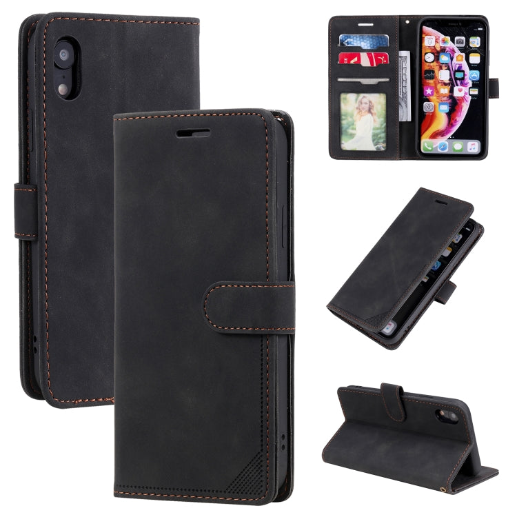 Skin Feel Anti-theft Brush Horizontal Flip Leather Phone Case, For iPhone 11, For iPhone XS Max, For iPhone XR, For iPhone X / XS, For iPhone SE 2022 / SE 2020 / 8 / 7, For iPhone 8 Plus & 7 Plus